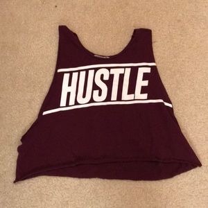 Maroon tank top